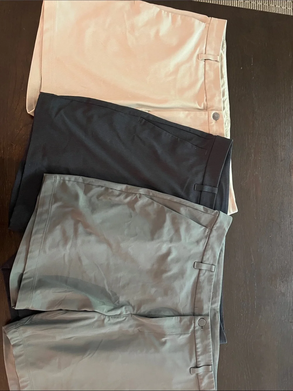 lululemon athletica Men's Chino Shorts - Black, Tan, Cream